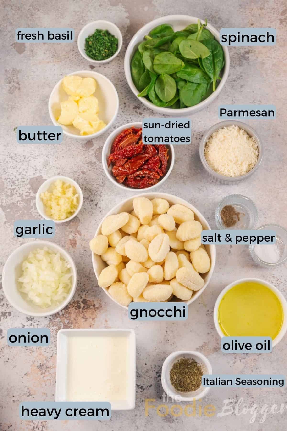 Creamy Tuscan Gnocchi Recipe 3 tuscan gnocchi ingredients