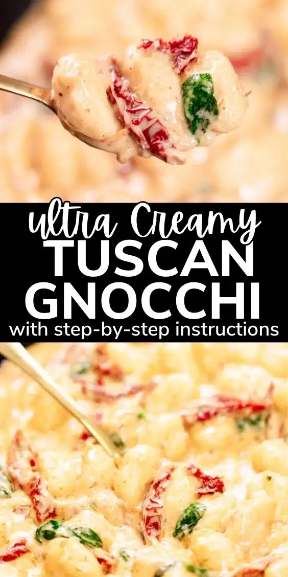 Creamy Tuscan Gnocchi Recipe 15 ultra creamy tuscan gnocchi recipe pinterest picture thefoodieblogger