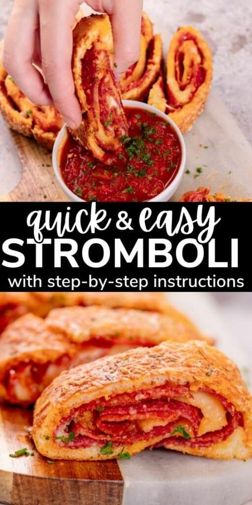 quick and easy stromboli recipe pinterest recipe