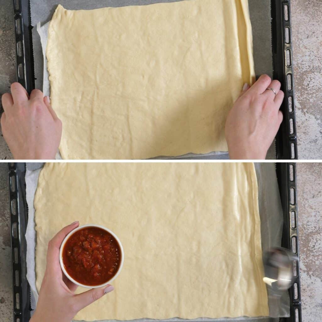 thefoodieblogger how to make stromboli 1