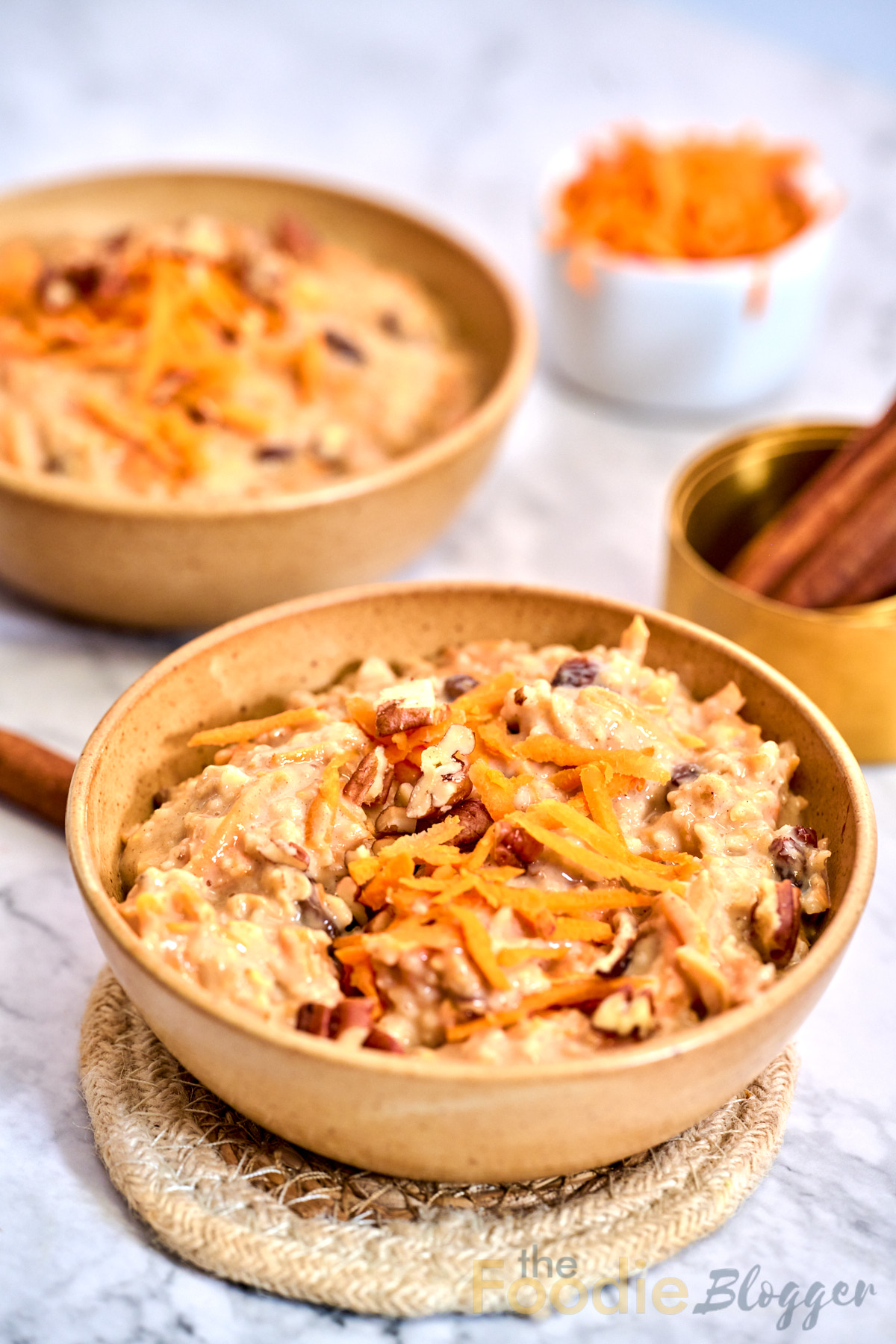 Carrot Cake Oatmeal 8 the best carrot cake oatmeal recipe thefoodieblogger
