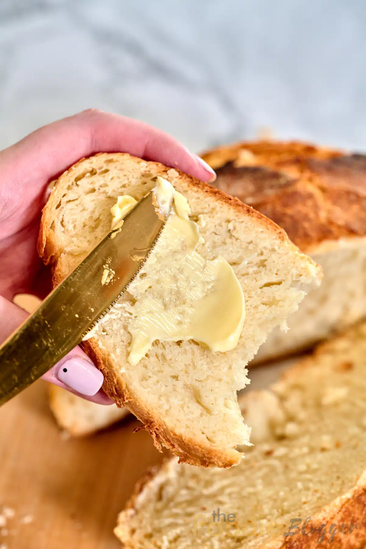thefoodieblogger No Knead Bread Recipe 4