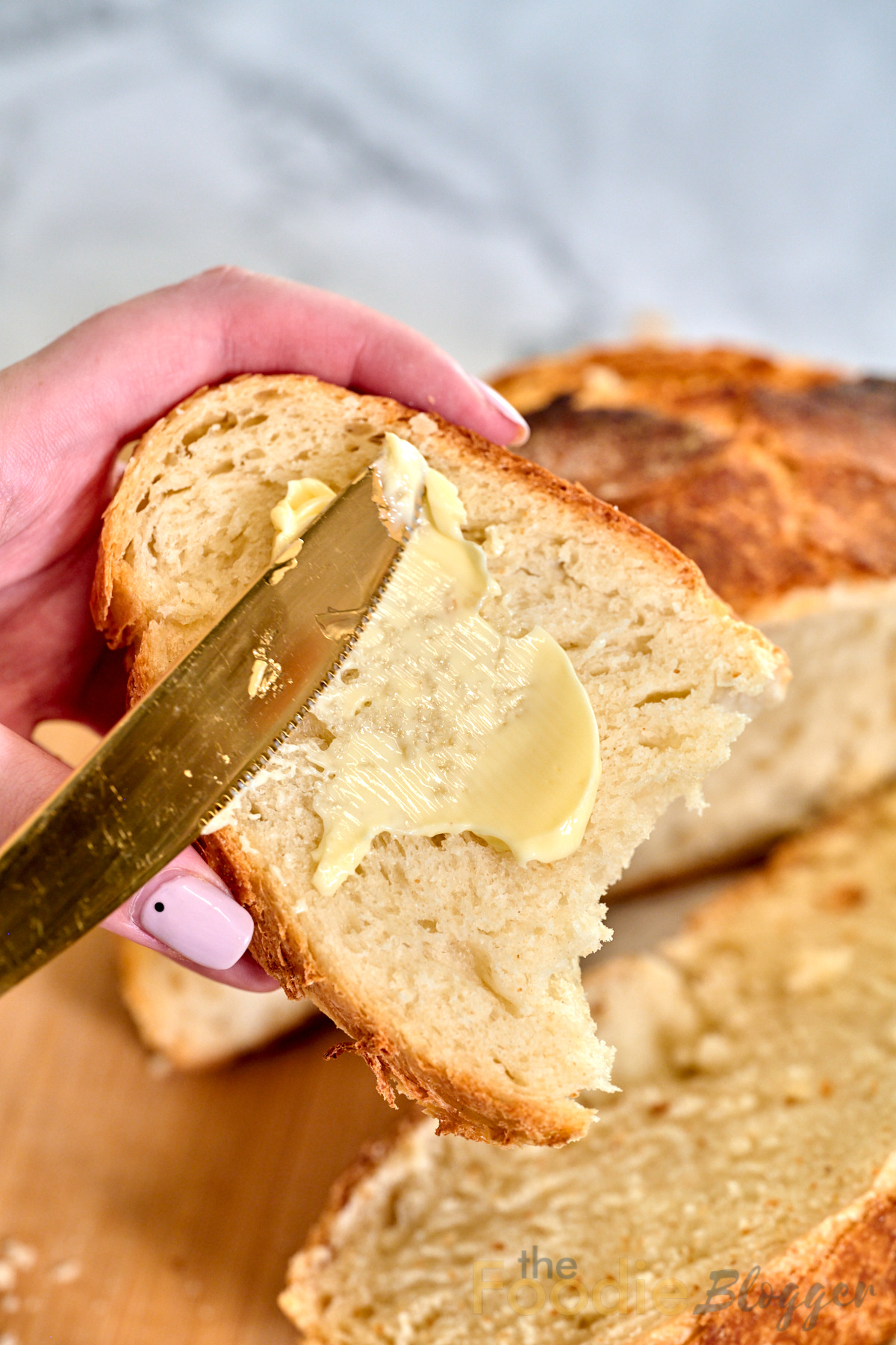 No Knead Bread 16 thefoodieblogger No Knead Bread Recipe 4