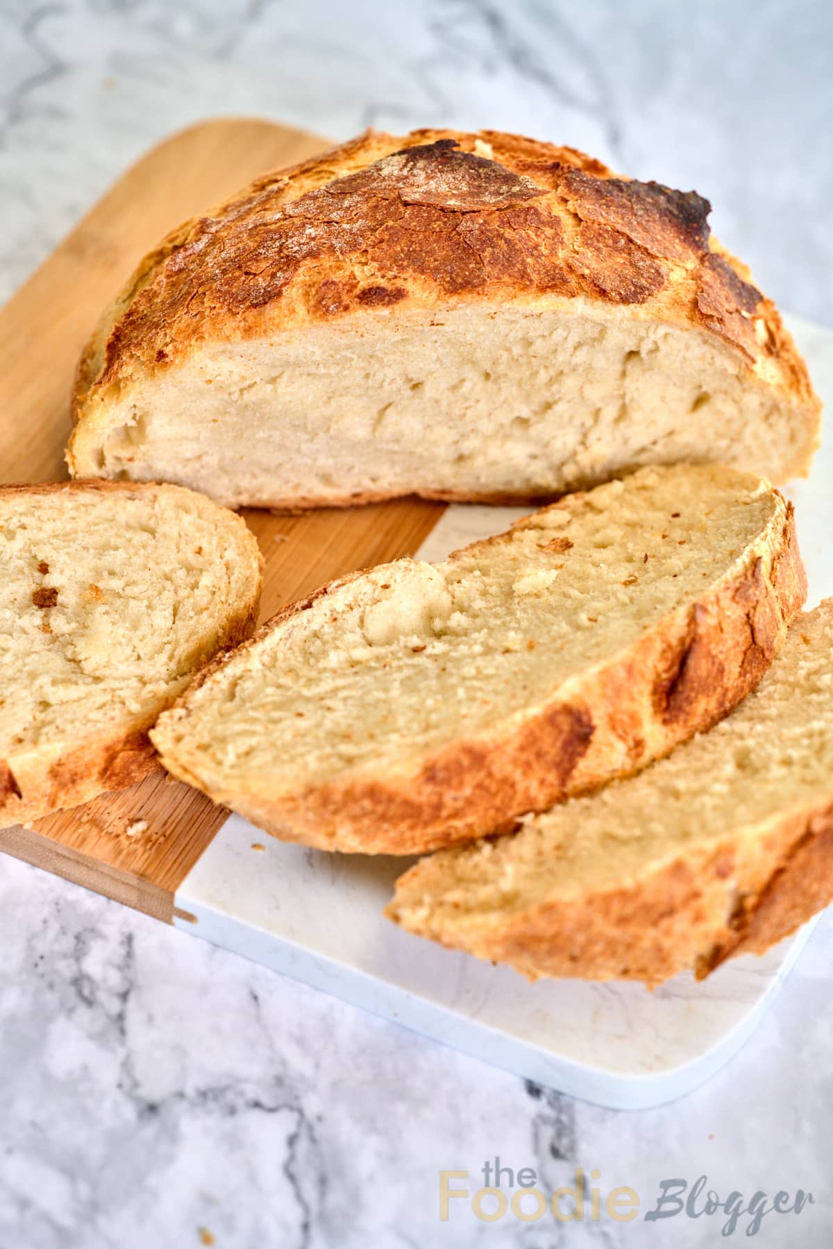 thefoodieblogger No Knead Bread Recipe 5