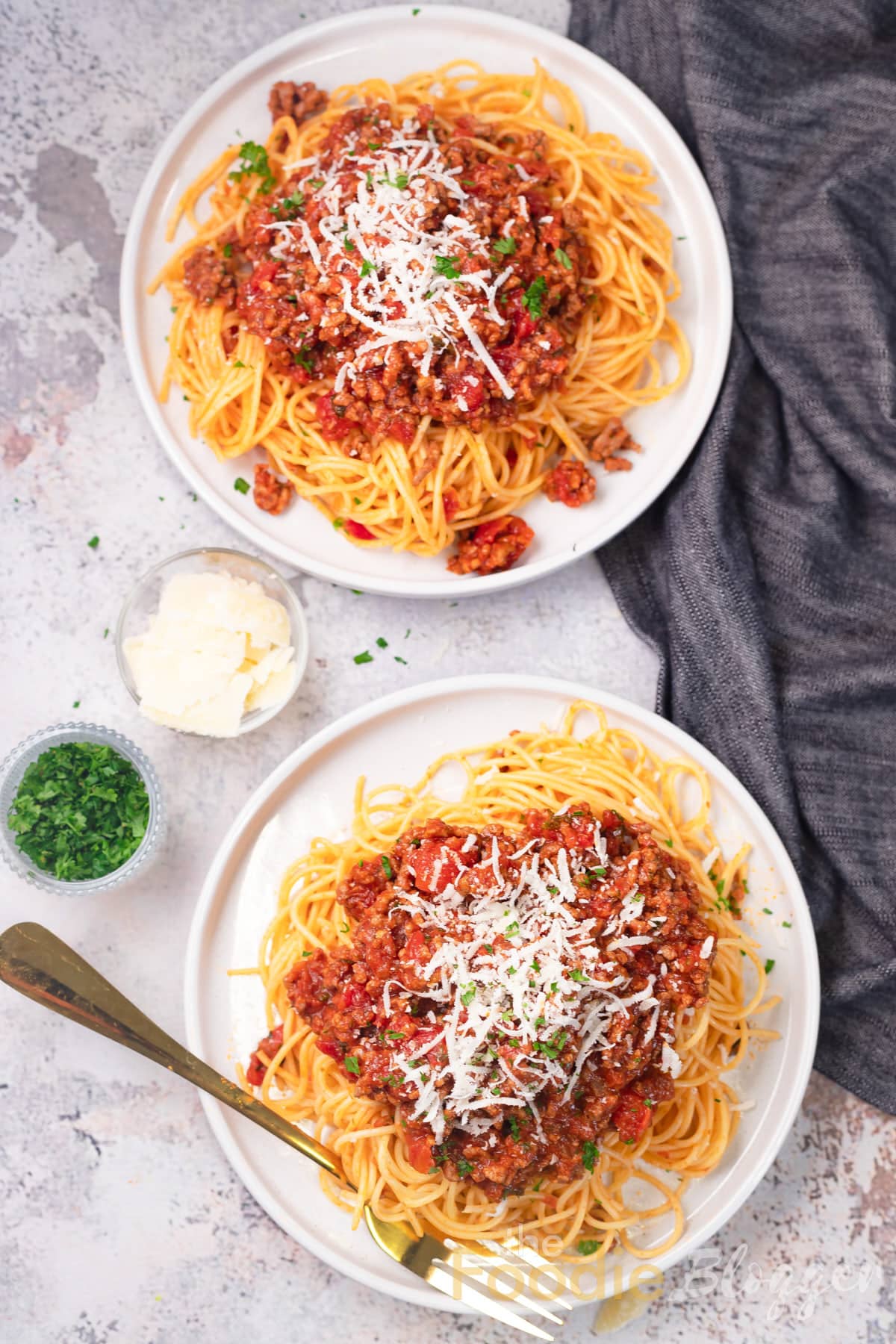 thefoodieblogger easy bolognese Spaghetti recipe