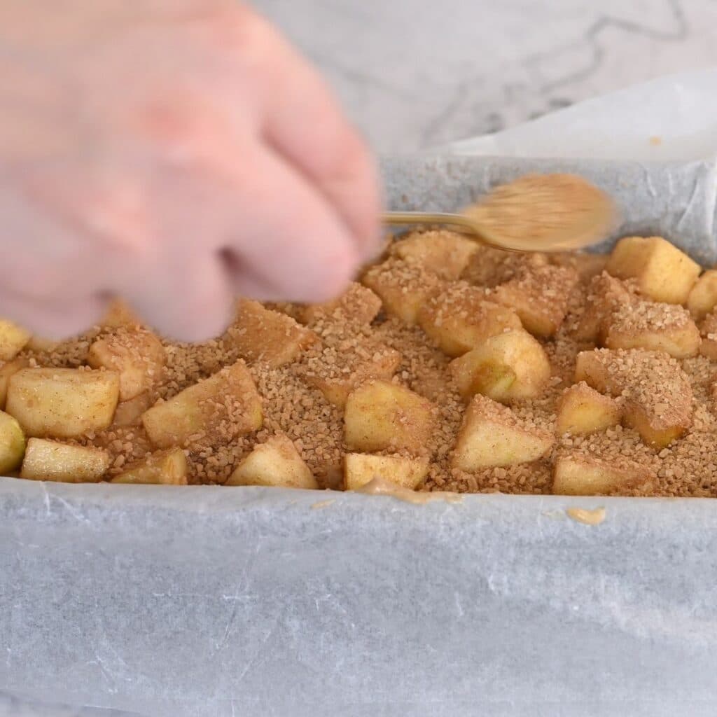 thefoodieblogger how to make apple cinnamon bread 6