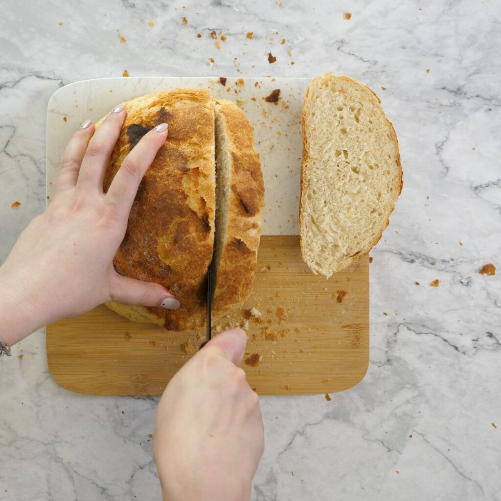 No Knead Bread 14 thefoodieblogger how to make no knead bread 9