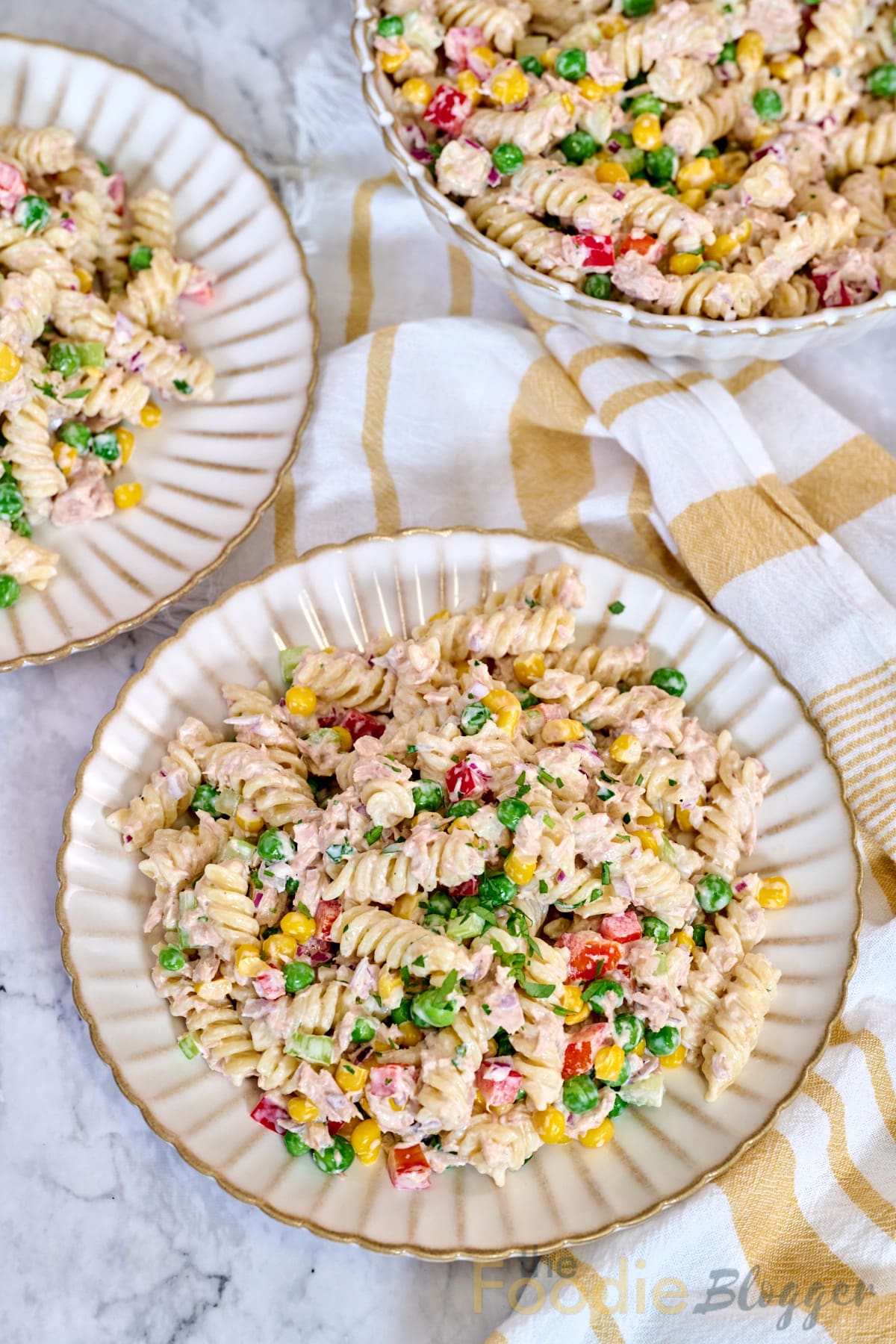 tuna pasta salad recipe thefoodieblogger
