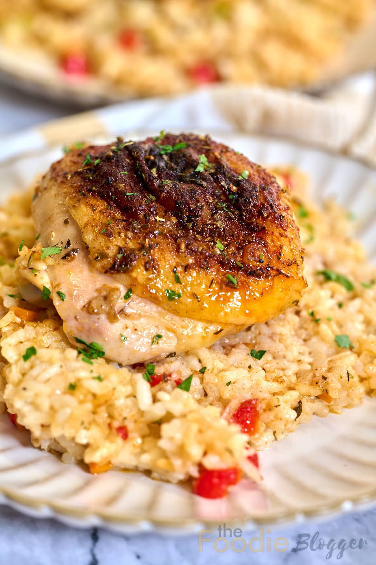 oven baked chicken and rice thefoodieblogger 3