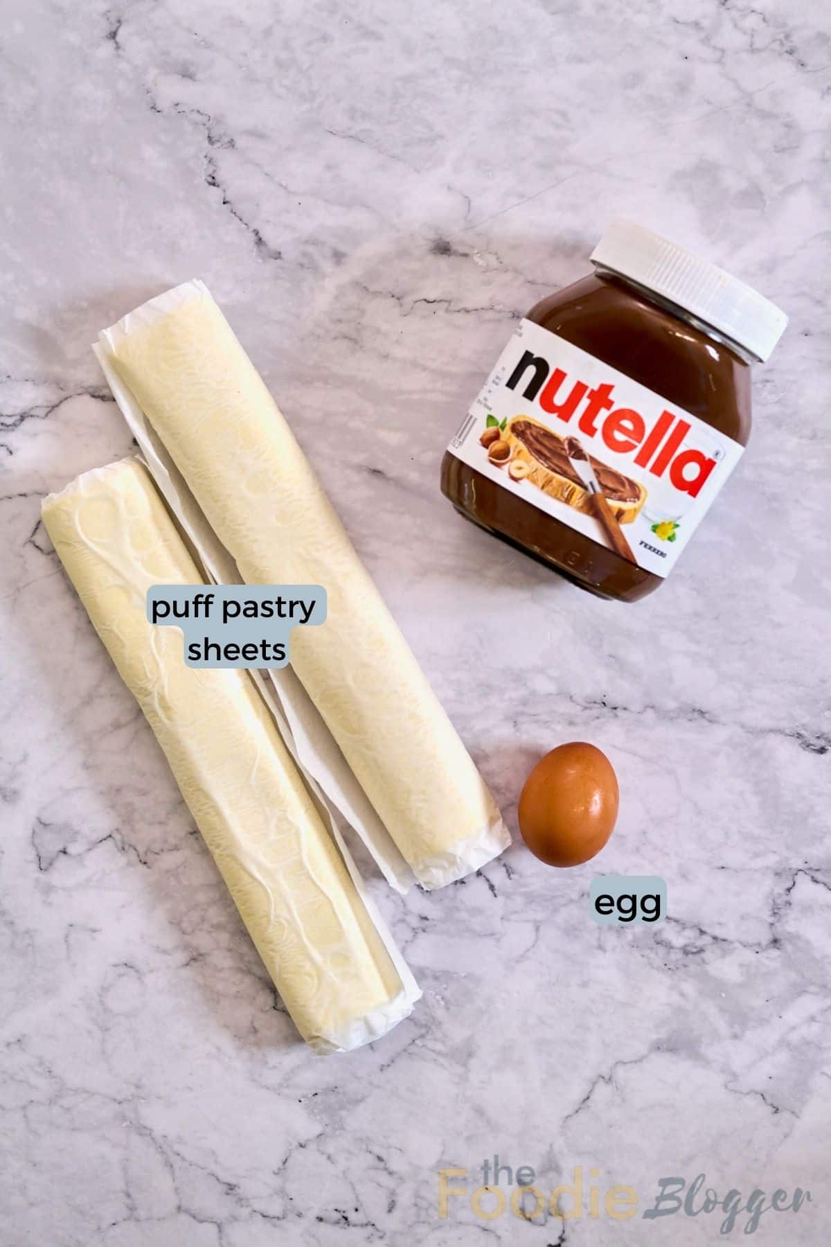 Nutella Cruffins Ingredients