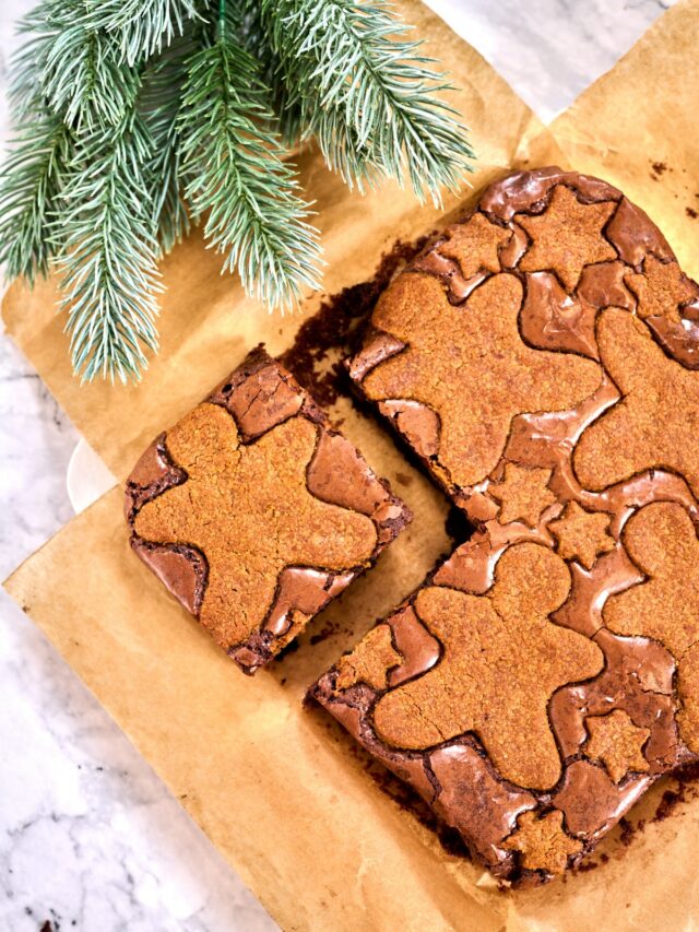 Homemade Gingerbread Brownies