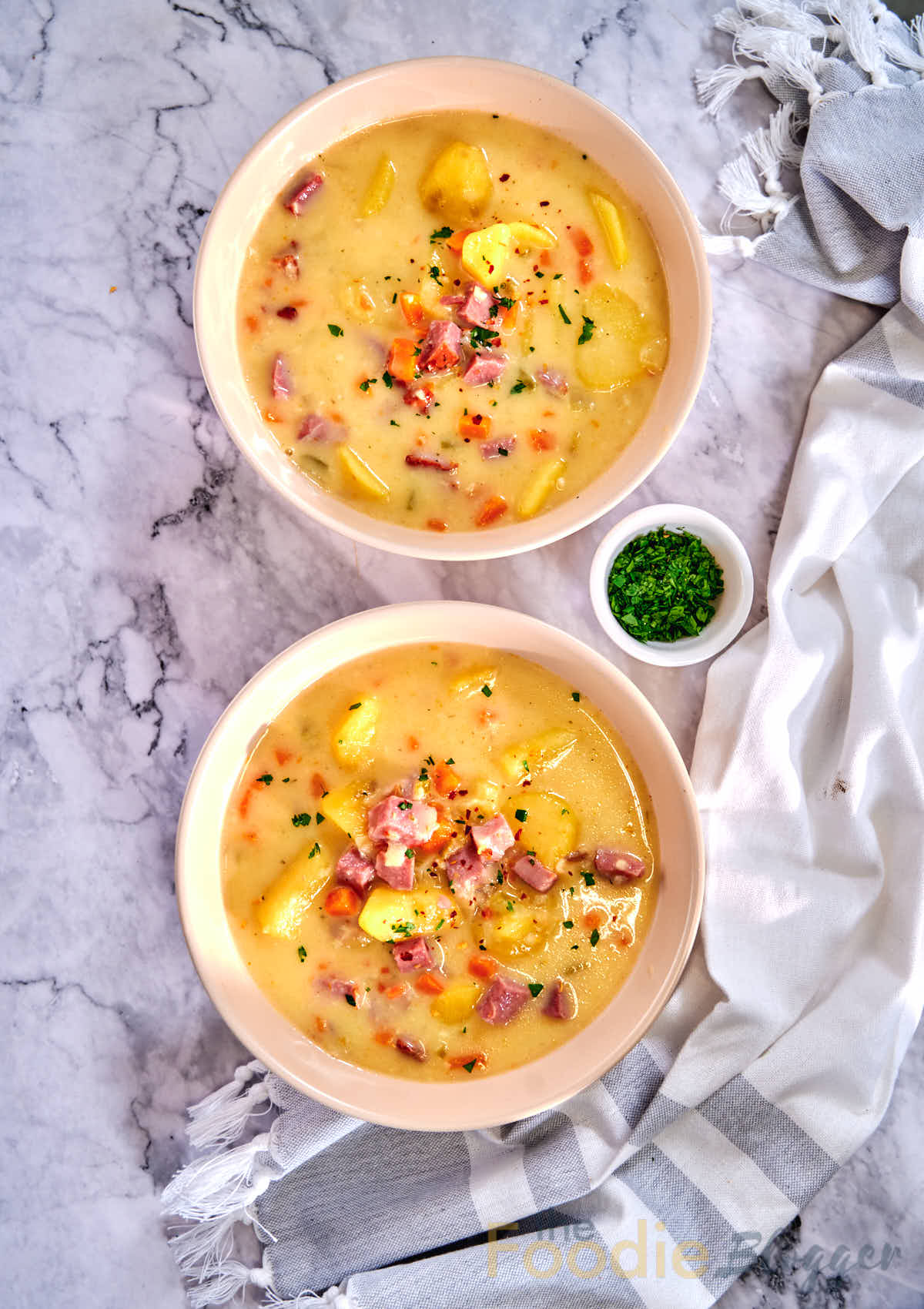 easy ham and potato soup recipe