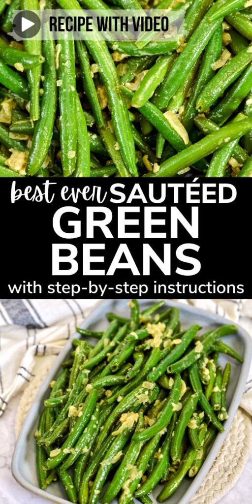 Easy 10-Minute Sautéed Green Beans Recipe 8 thefoodieblogger Easy 10 Minute Sauteed Green Beans Recipe pinterest