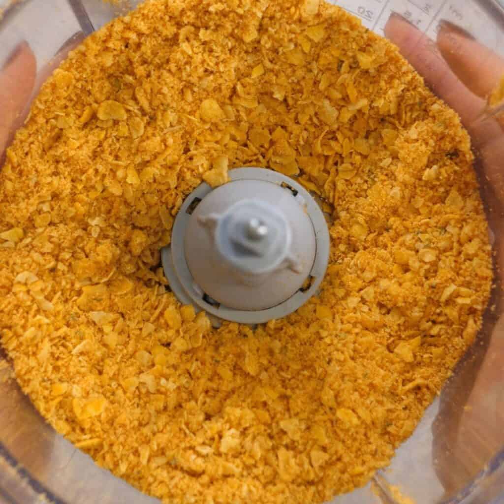 Baked Hot Honey Chicken (Super Crunchy!) 6 cornflakes coating for the chicken