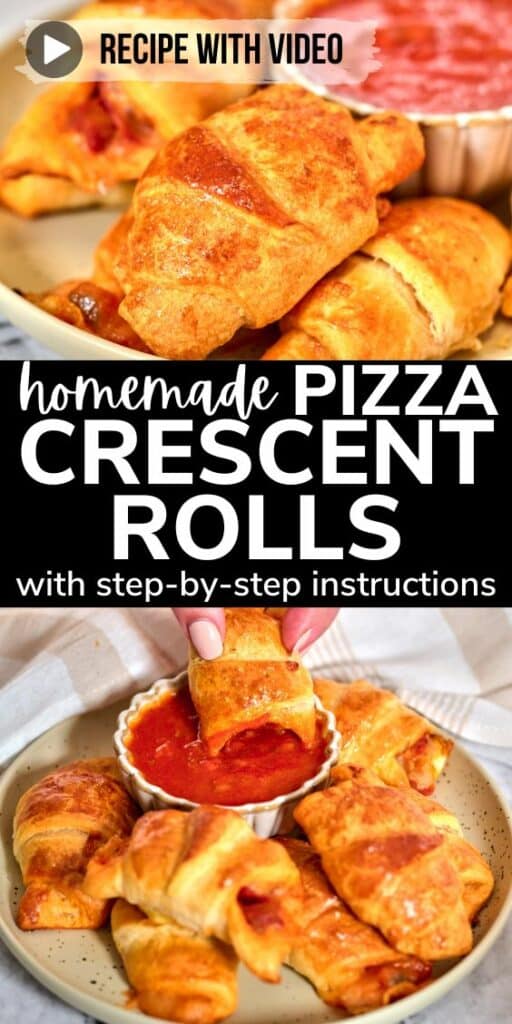 thefoodieblogger pizza Crescent Rolls