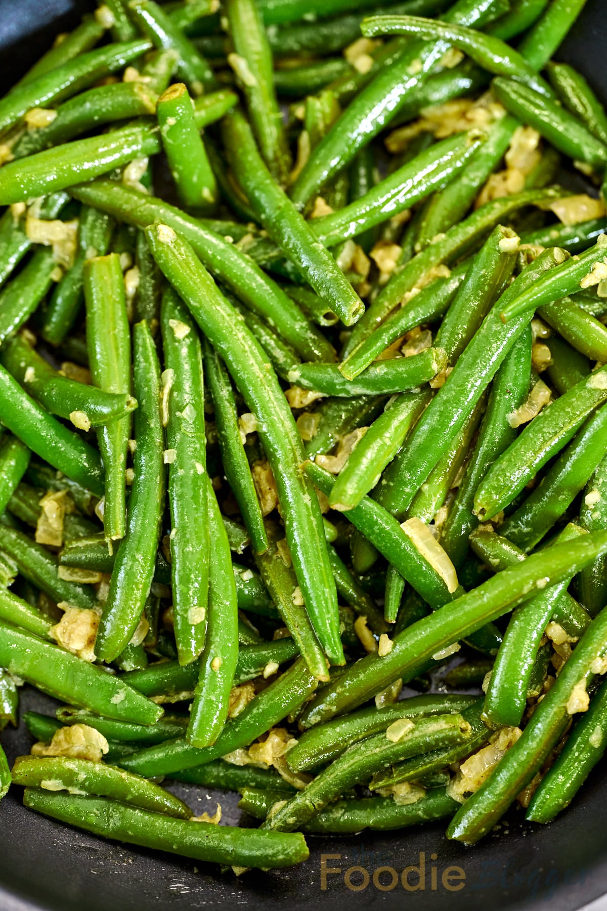 thefoodieblogger sauteed green beans recipe 1