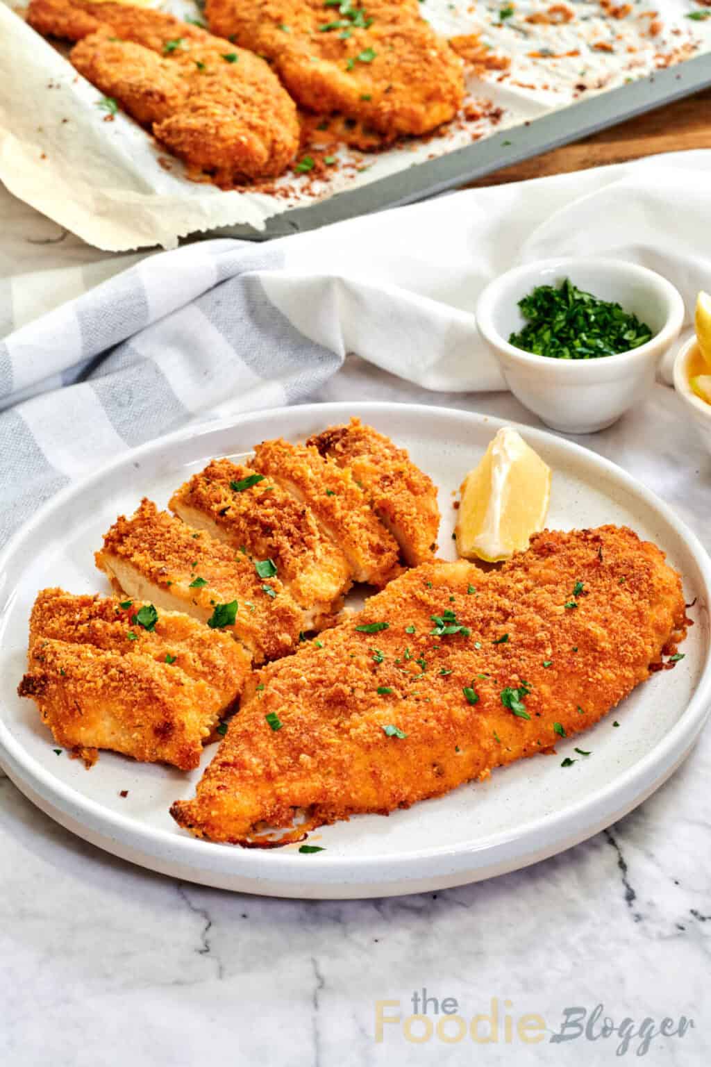 Crispy Baked Panko Chicken - TheFoodieBlogger