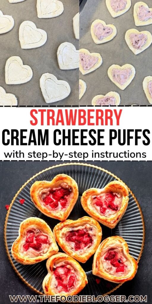 strawberry cream cheese puffs pinterest picture