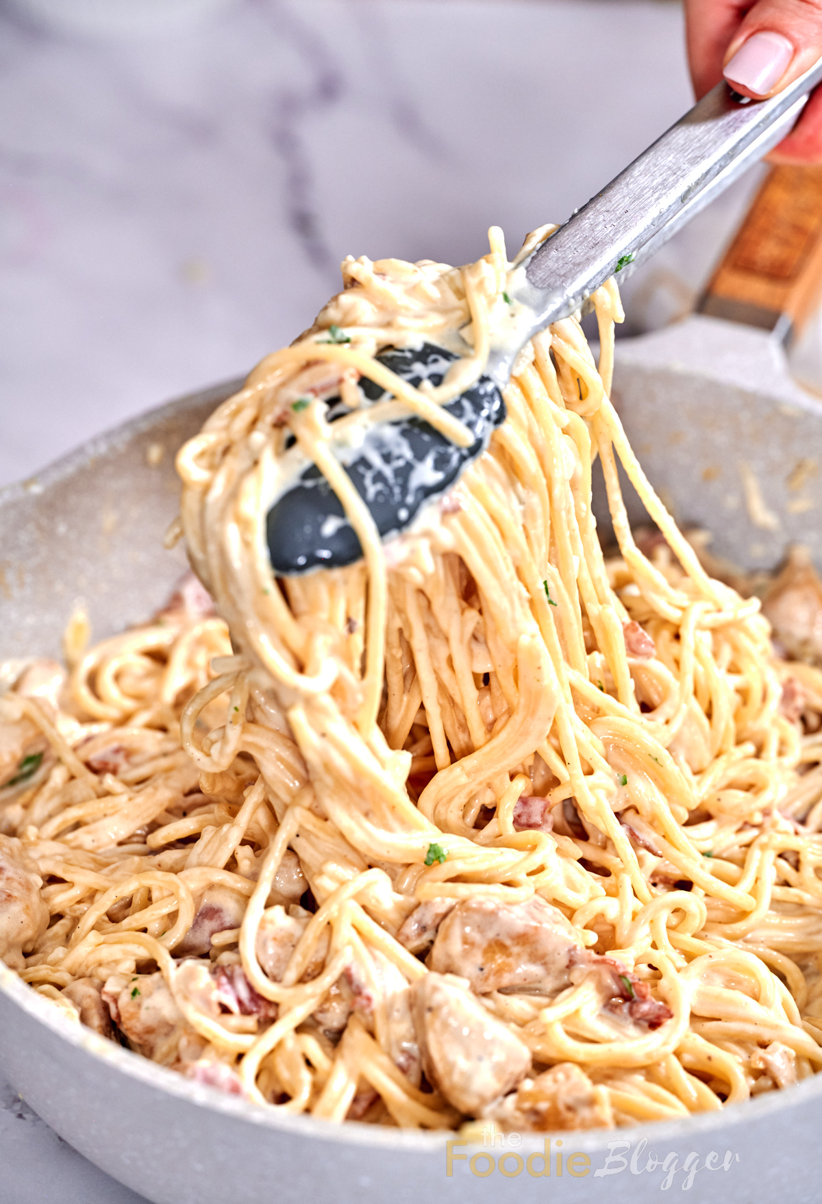 Creamy Chicken Carbonara 3 chicken carbonara