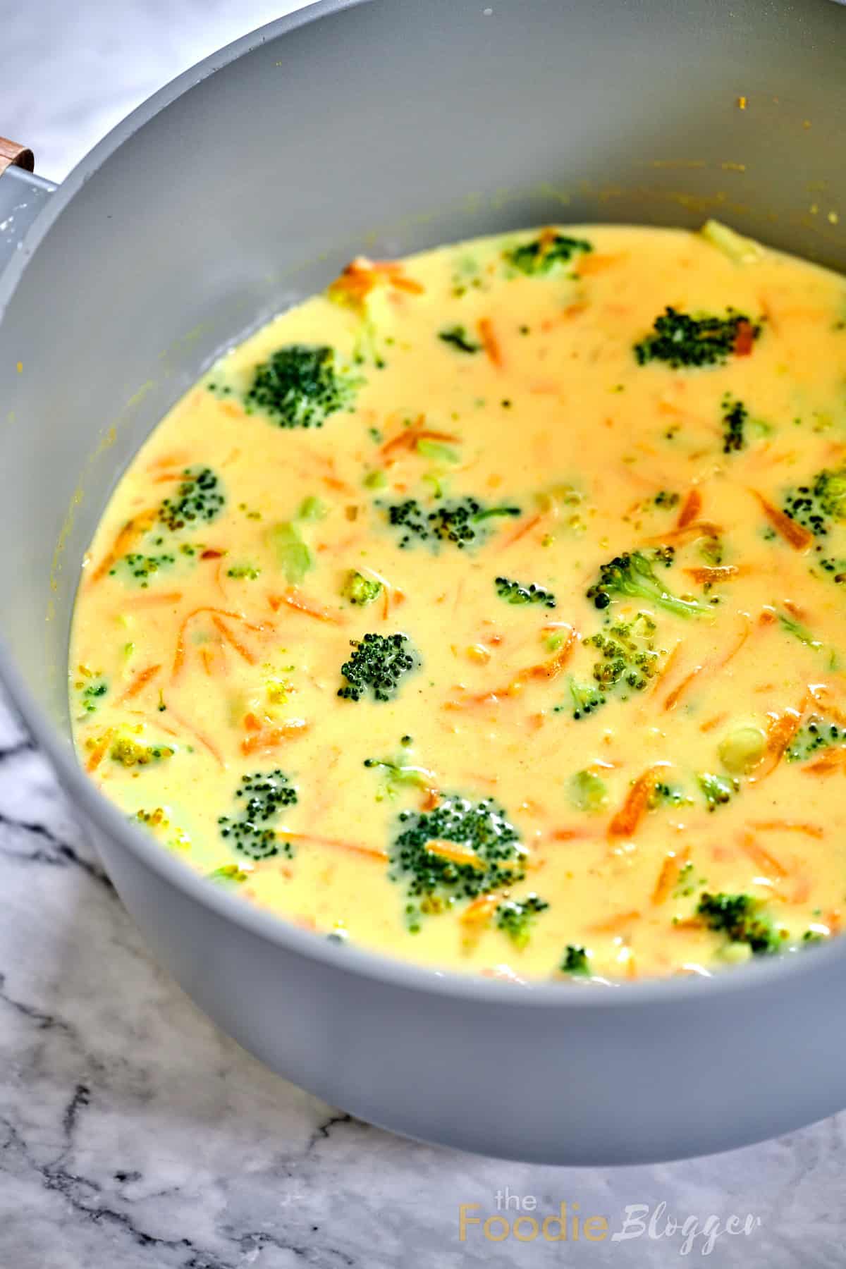 Broccoli Cheddar Soup 4 Broccoli Cheddar Soup Thefoodieblogger 2