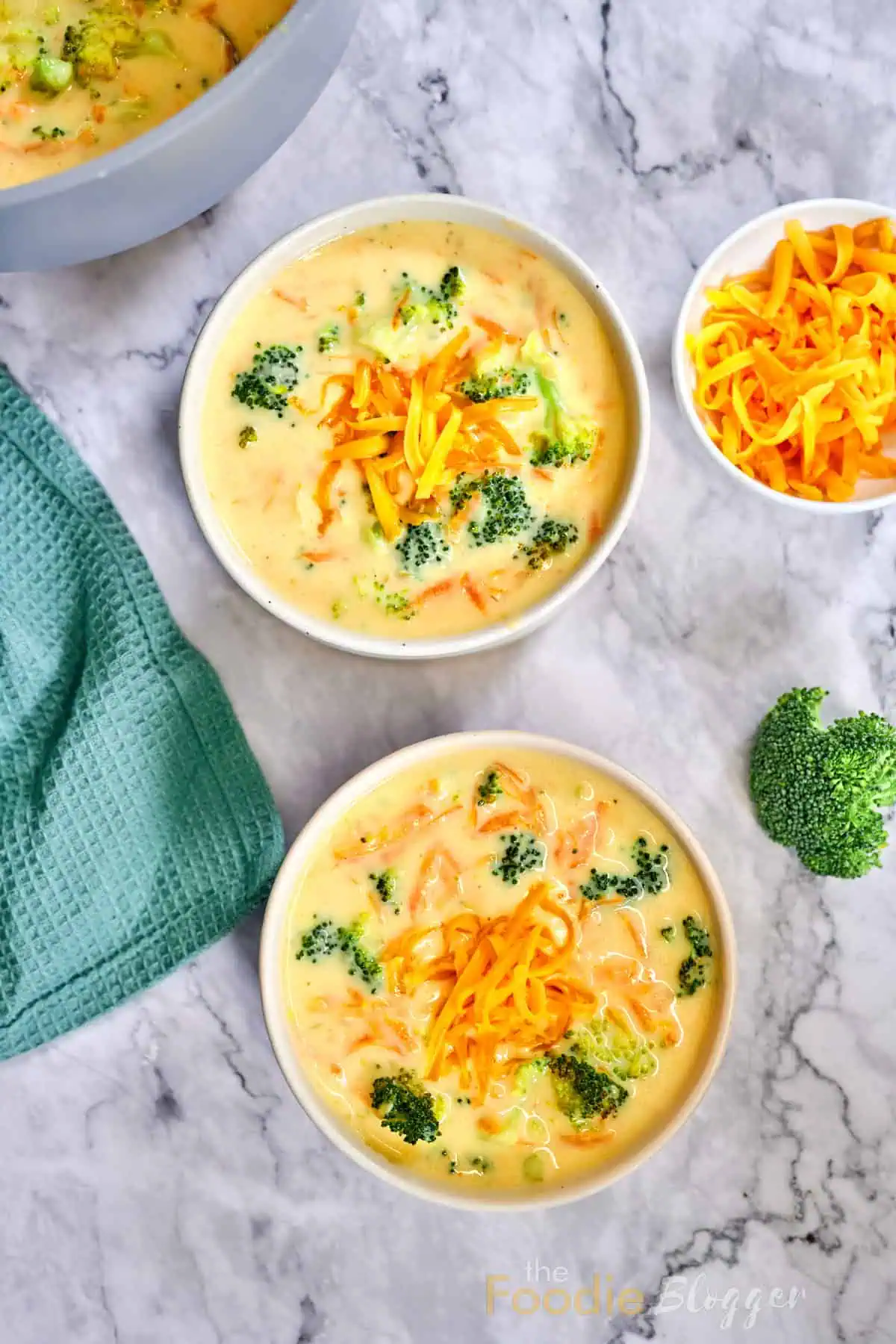 Broccoli Cheddar Soup Thefoodieblogger 4