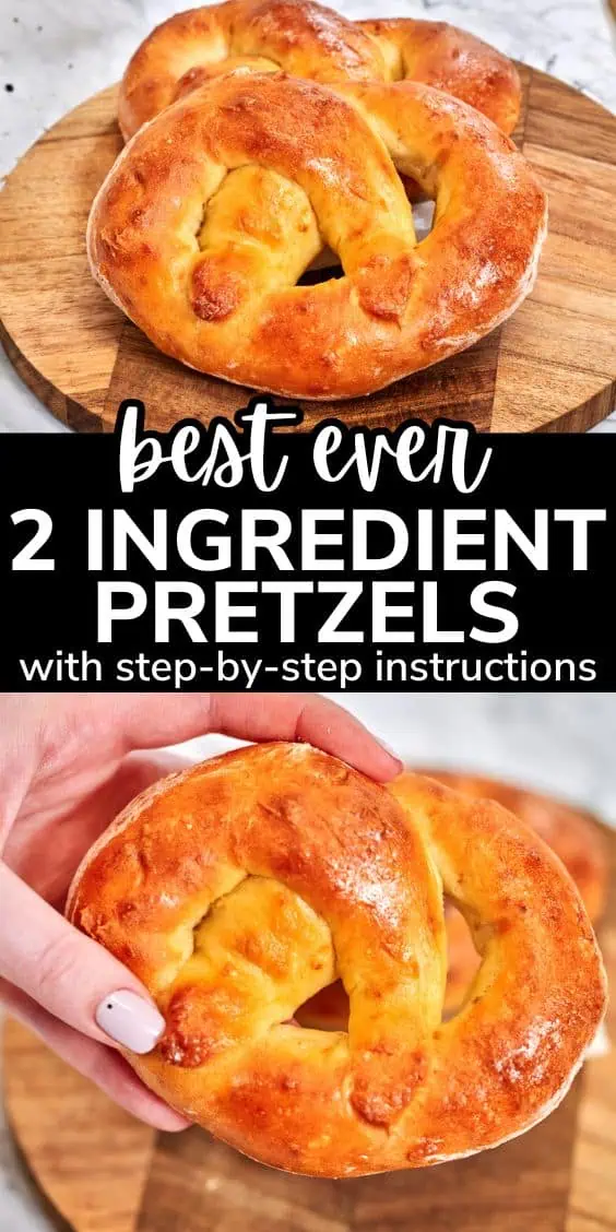 best ever 2 ingredient pretzels