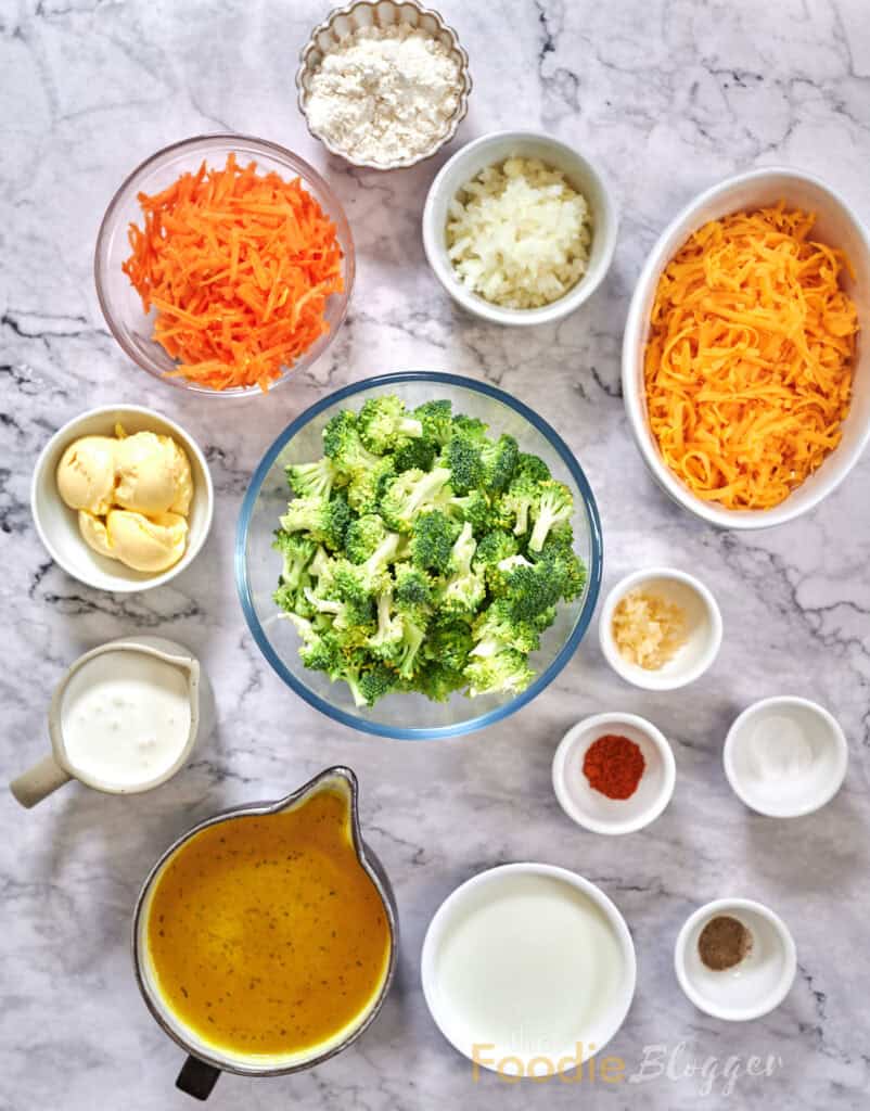 Broccoli Cheddar Soup 3 broccoli cheddar soup ingredients