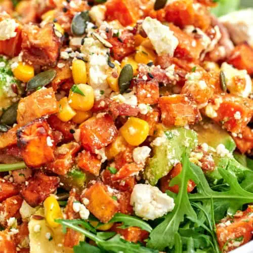 roasted sweet potato salad recipe