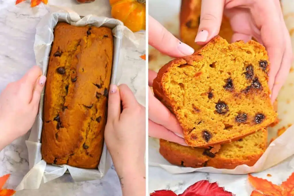Pumpkin Chocolate Chip Bread 8 how to make Pumpkin Chocolate Chip Bread 5