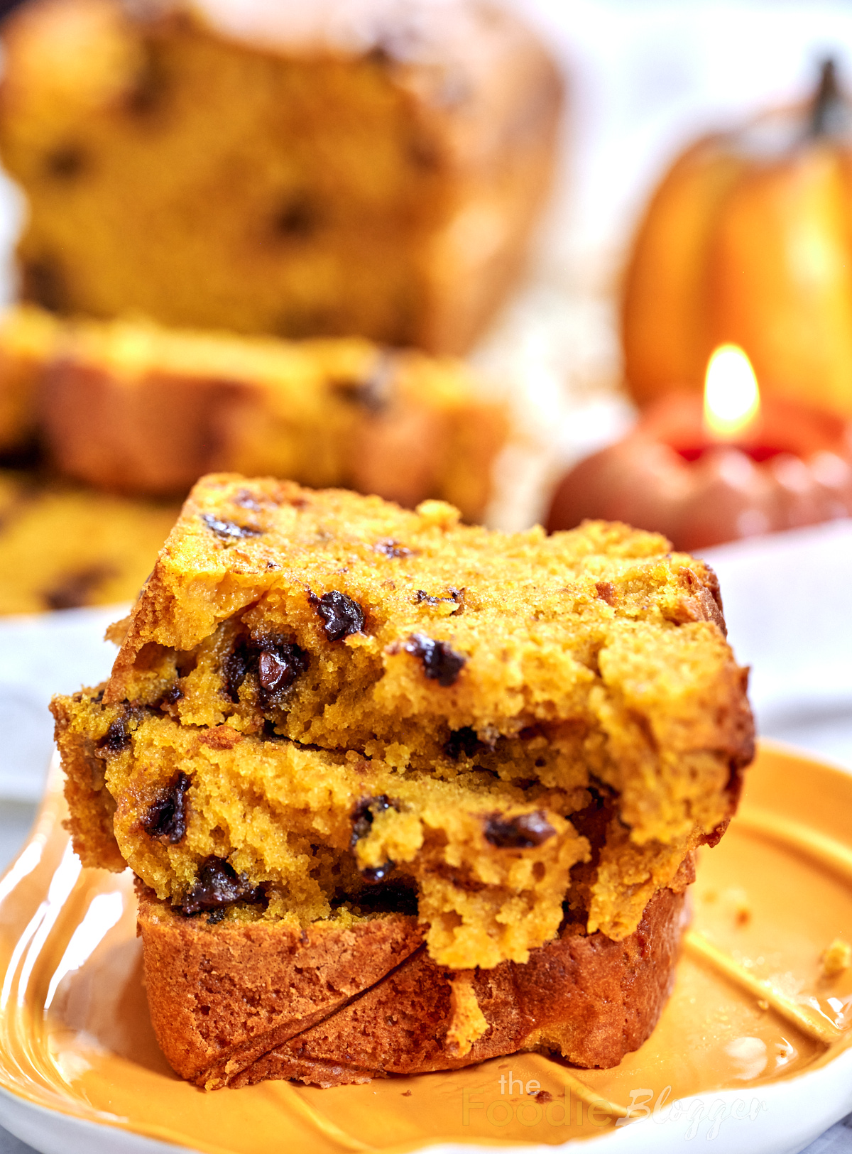 Pumpkin Chocolate Chip Bread 9 pumpkin bread chocolate chip