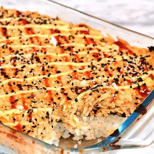 Salmon Sushi Bake 11 Salmon Sushi Bake