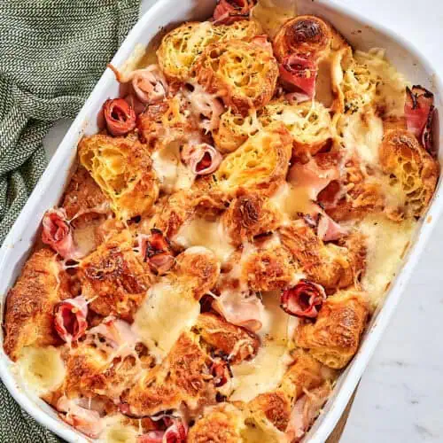 Ham and Cheese Croissant Breakfast Bake 14 Ham and Cheese Croissant Breakfast Bake