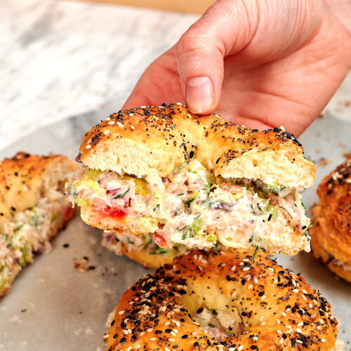 Viral Smoked Salmon Chopped Salad Bagel 10 Viral Smoked Salmon Chopped Salad Bagel