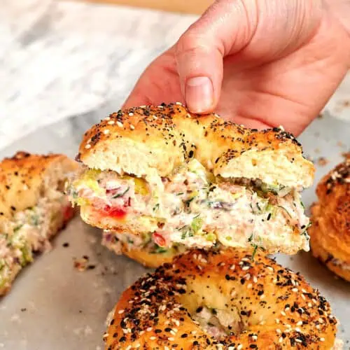 Viral Smoked Salmon Chopped Salad Bagel 10 Viral Smoked Salmon Chopped Salad Bagel