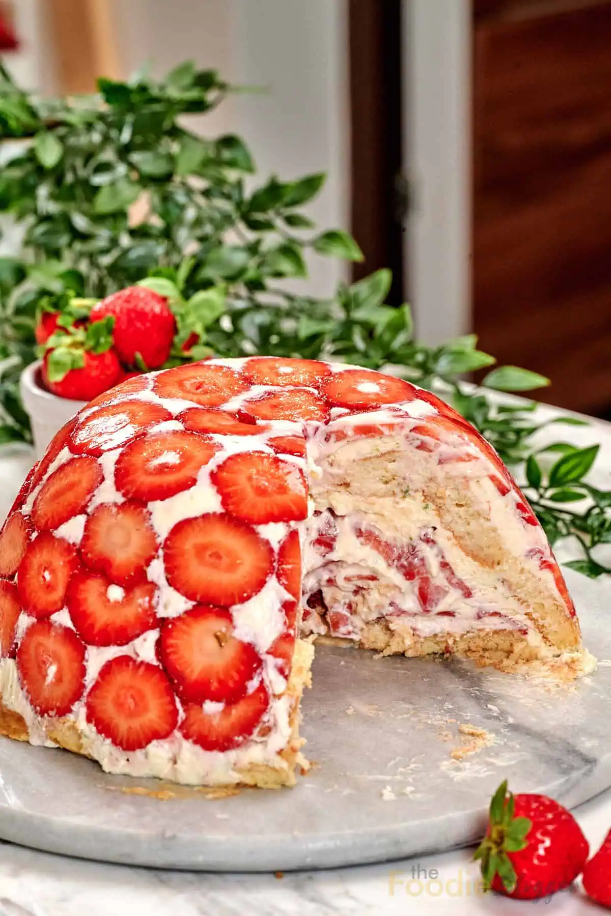 The Foodie Blogger - Tried, True, and Delicious Recipes 1 No Bake Strawberry Lime Charlotte Cake
